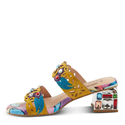 Spring Step Shoes L'artiste Dreamy Women's Multicolor Leather Sandals Pumps & Heels Dress Sandals by Spring Step Shoes – Don't Panic Shoes