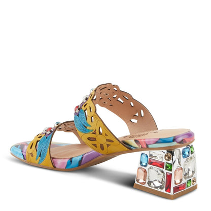 Spring Step Shoes L'artiste Dreamy Women's Multicolor Leather Sandals Pumps & Heels Dress Sandals by Spring Step Shoes – Don't Panic Shoes