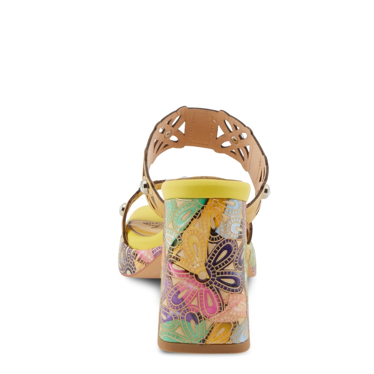 Spring Step ShoeS L'artiste Ellah Sandals Women’s Leather 3.5" Heel Platform Pumps & Heels Casual Sandals by Spring Step Shoes – Don't Panic Shoes