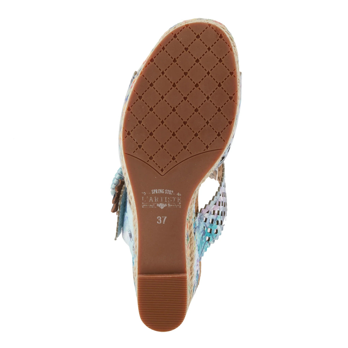 Spring Step Shoes L'artiste Evesgarden Sandals Women's Leather Wedge 3.25" Sandals by Spring Step Shoes – Don't Panic Shoes