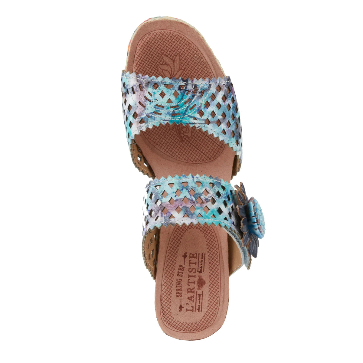 Spring Step Shoes L'artiste Evesgarden Sandals Women's Leather Wedge 3.25" Sandals by Spring Step Shoes – Don't Panic Shoes