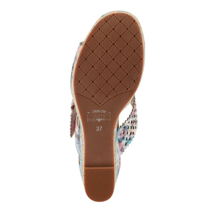 Spring Step Shoes L'artiste Evesgarden Sandals Women's Leather Wedge 3.25" Sandals by Spring Step Shoes – Don't Panic Shoes