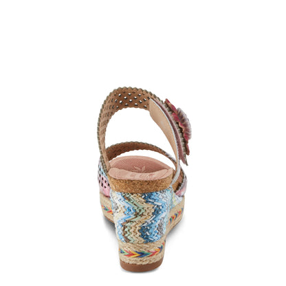 Spring Step Shoes L'artiste Evesgarden Sandals Women's Leather Wedge 3.25" Sandals by Spring Step Shoes – Don't Panic Shoes