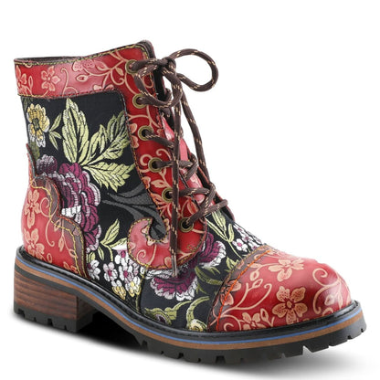Spring Step Shoes L'artiste Fantastic Women's Floral Leather High Top Boots Shoes by Spring Step Shoes – Don't Panic Shoes