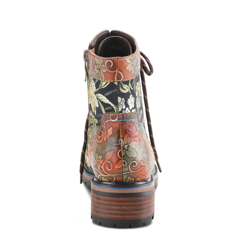 Spring Step Shoes L'artiste Fantastic Women's Floral Leather High Top Boots Shoes by Spring Step Shoes – Don't Panic Shoes