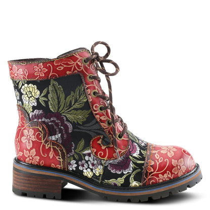 Spring Step Shoes L'artiste Fantastic Women's Floral Leather High Top Boots Shoes by Spring Step Shoes – Don't Panic Shoes