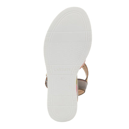 Spring Step Shoes L'artiste Floralbloom Sandals Women's Hand Painted Leather Slingback Casual Sandals by Spring Step Shoes – Don't Panic Shoes