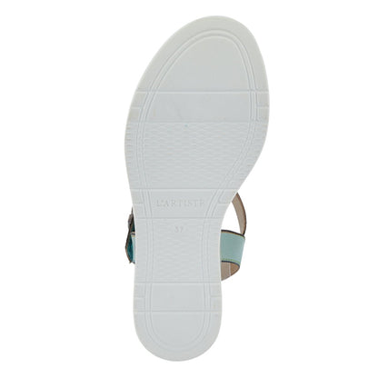 Spring Step Shoes L'artiste Floralbloom Sandals Women's Hand Painted Leather Slingback Casual Sandals by Spring Step Shoes – Don't Panic Shoes