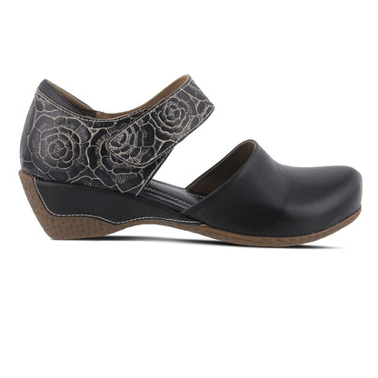 Spring Step Shoes L'artiste Gloss Pansy Women's Hand Painted Leather Shoes Mary Jane Shoe by Spring Step Shoes – Don't Panic Shoes