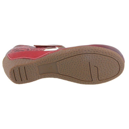 Spring Step Shoes L'artiste Gloss Pansy Women's Hand Painted Leather Shoes Mary Jane Shoe by Spring Step Shoes – Don't Panic Shoes