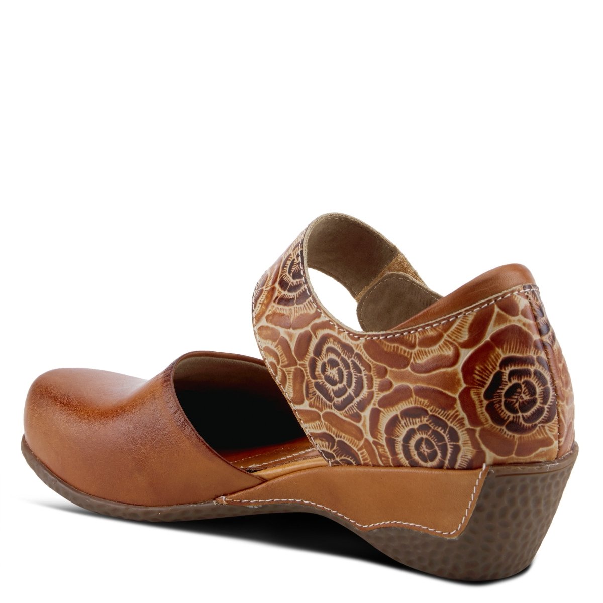 Spring Step Shoes L'artiste Gloss Pansy Women's Hand Painted Leather Shoes Mary Jane Shoe by Spring Step Shoes – Don't Panic Shoes