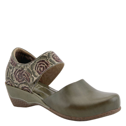 Spring Step Shoes L'artiste Gloss Pansy Women's Hand Painted Leather Shoes Mary Jane Shoe by Spring Step Shoes – Don't Panic Shoes