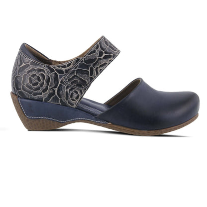 Spring Step Shoes L'artiste Gloss Pansy Women's Hand Painted Leather Shoes Mary Jane Shoe by Spring Step Shoes – Don't Panic Shoes