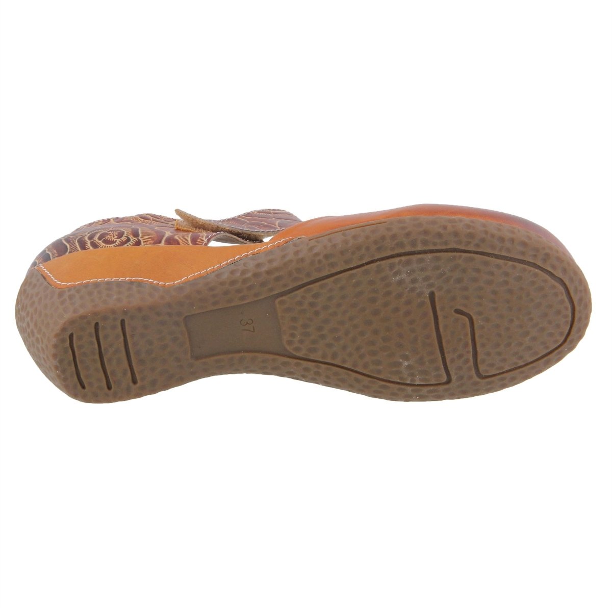 Spring Step Shoes L'artiste Gloss Pansy Women's Hand Painted Leather Shoes Mary Jane Shoe by Spring Step Shoes – Don't Panic Shoes