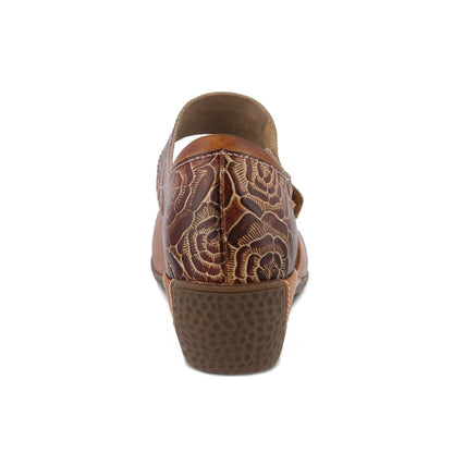 Spring Step Shoes L'artiste Gloss Pansy Women's Hand Painted Leather Shoes Mary Jane Shoe by Spring Step Shoes – Don't Panic Shoes