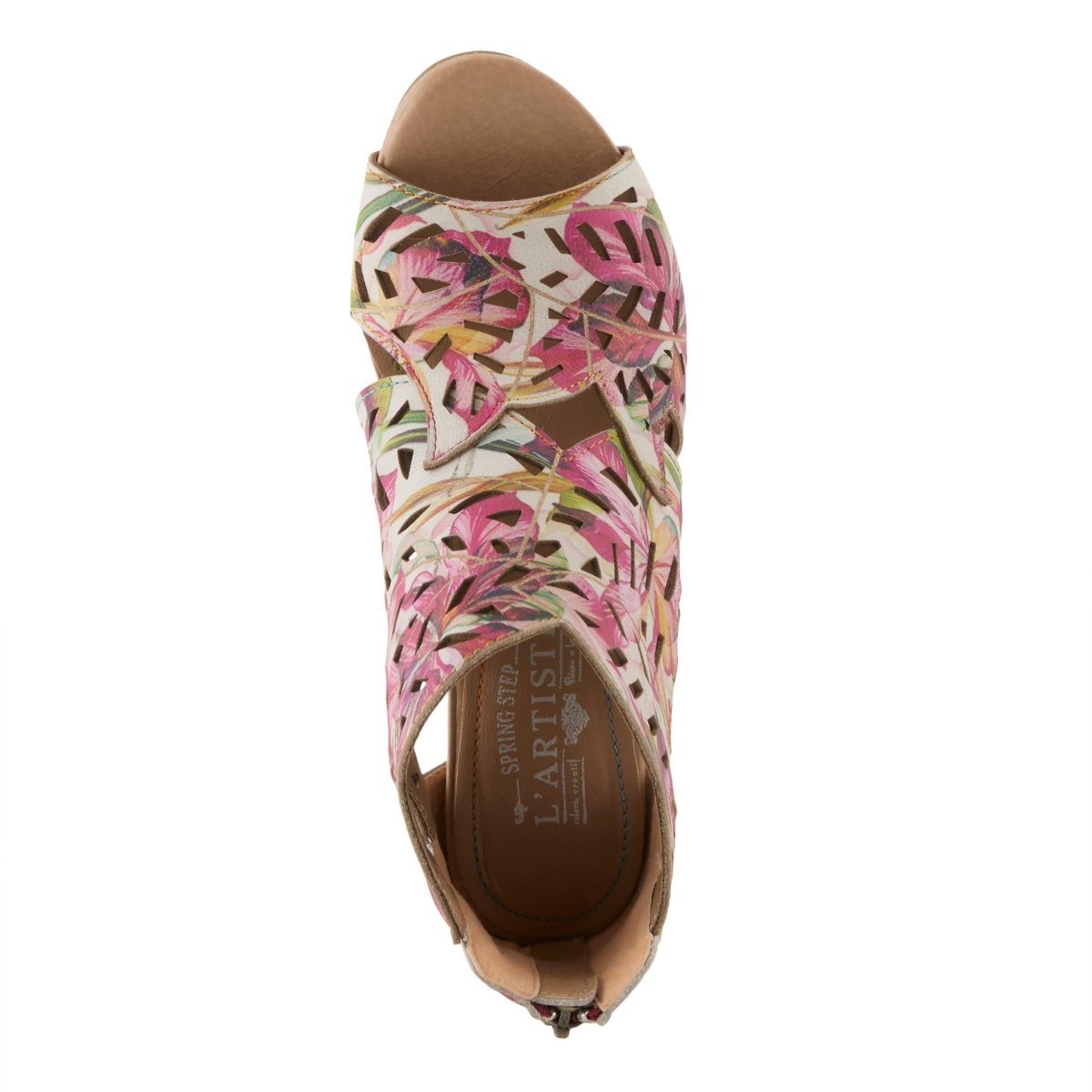 Spring Step ShoeS L'artiste Icon Fleur Women’s Iconic Leather Sandals Strappy Dress Shoes by Spring Step Shoes – Don't Panic Shoes