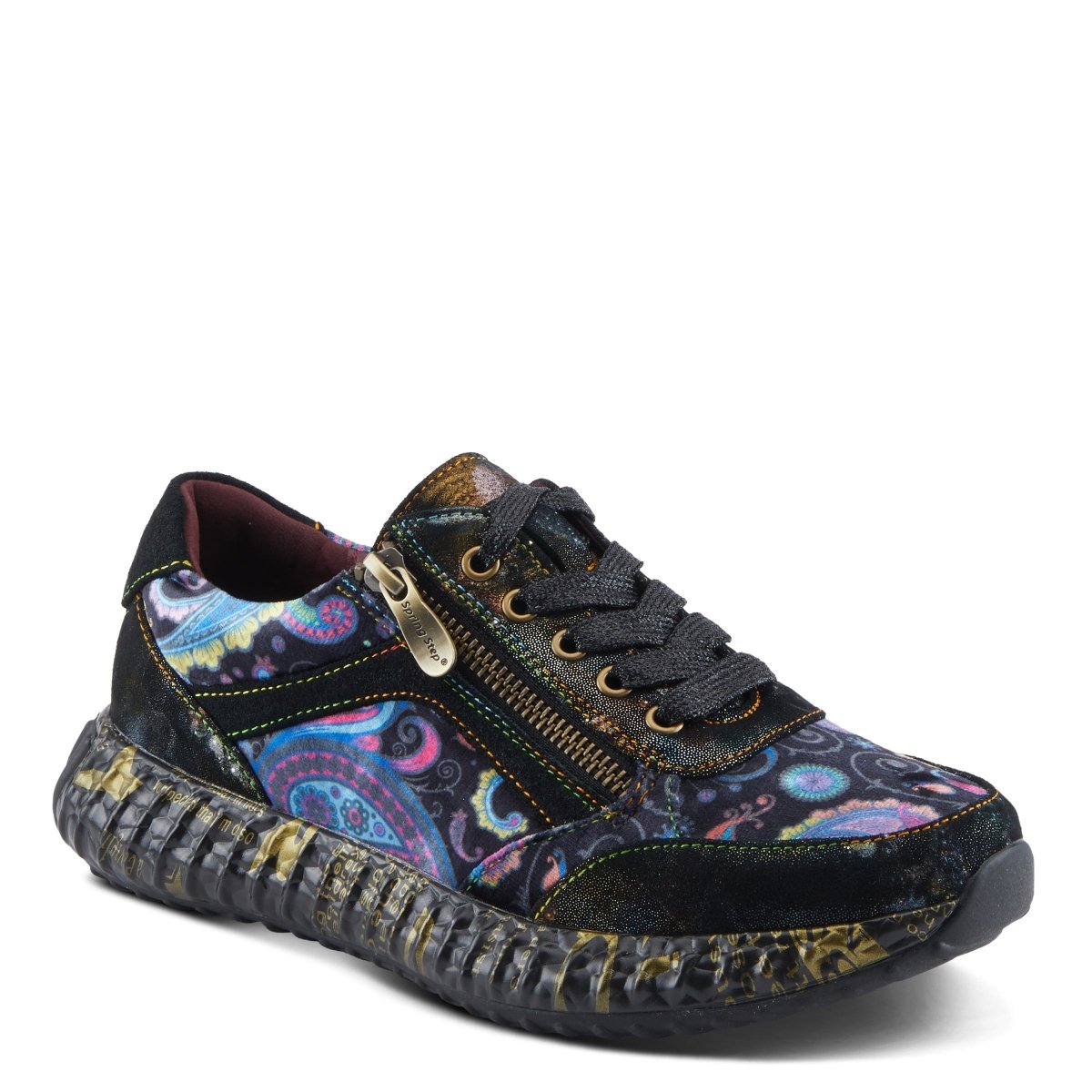 Spring Step Shoes L'artiste Javana Women's Premium Multicolor Sneakers Sneakers by Spring Step Shoes – Don't Panic Shoes