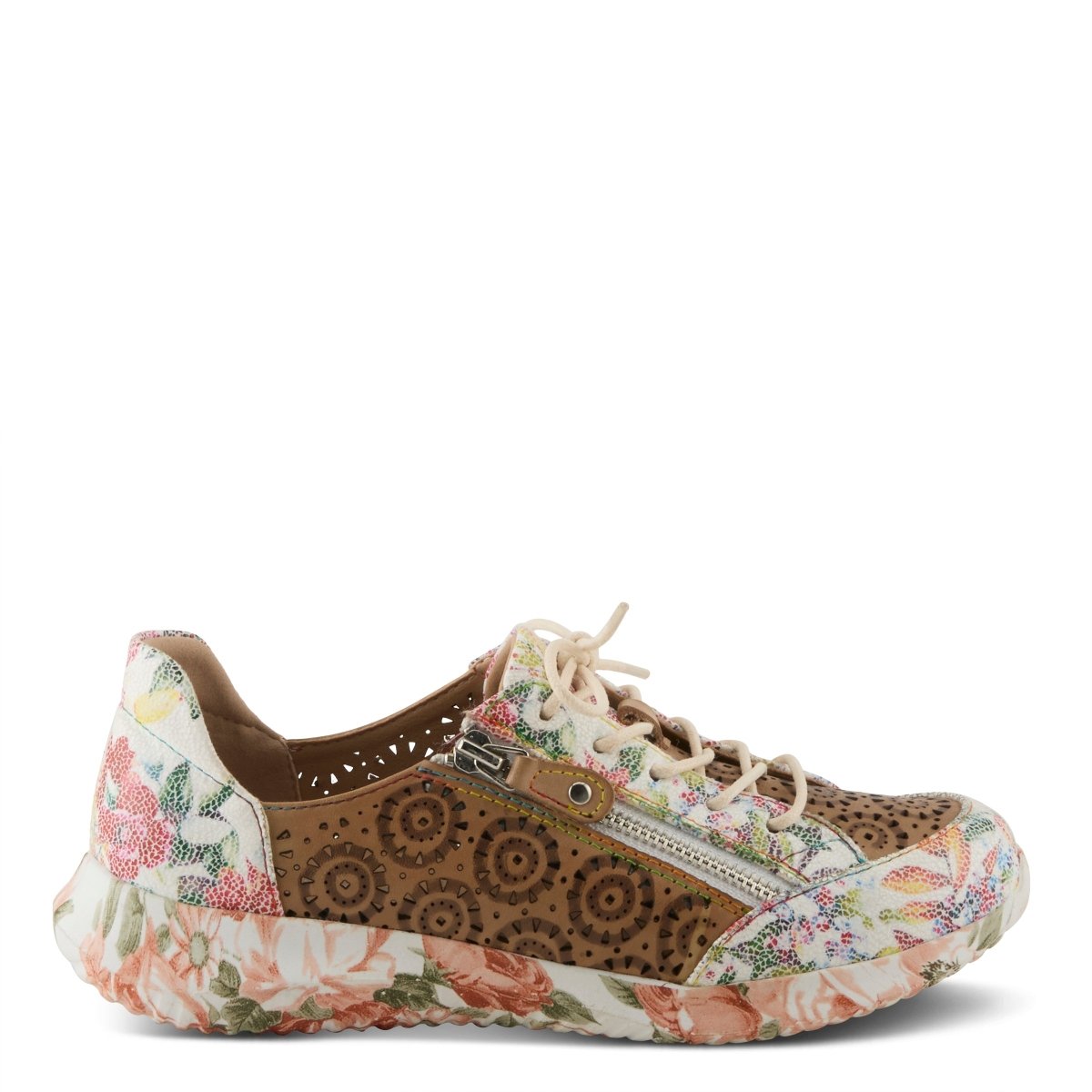 Spring Step Shoes L'artiste Jazzies Women's Leather Sneaker With Cutouts Sneakers by Spring Step Shoes – Don't Panic Shoes