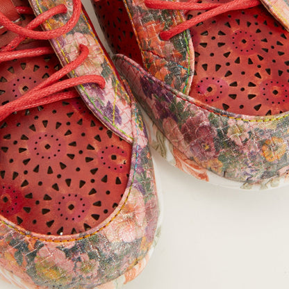 Spring Step Shoes L'artiste Jazzies Women's Leather Sneaker With Cutouts Sneakers by Spring Step Shoes – Don't Panic Shoes