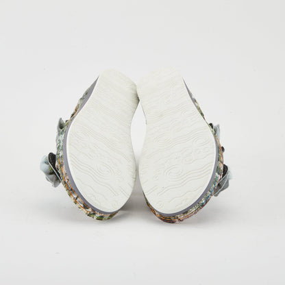 Spring Step Shoes L'artiste Joelina Dazi Women's Hand Painted Leather Sandals Ankle Strap Sandals by Spring Step Shoes – Don't Panic Shoes