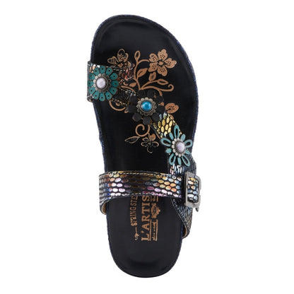 Spring Step Shoes L'artiste Kindness Slide Sandals Women's Leather Snake Skin Slide Sandals by Spring Step Shoes – Don't Panic Shoes