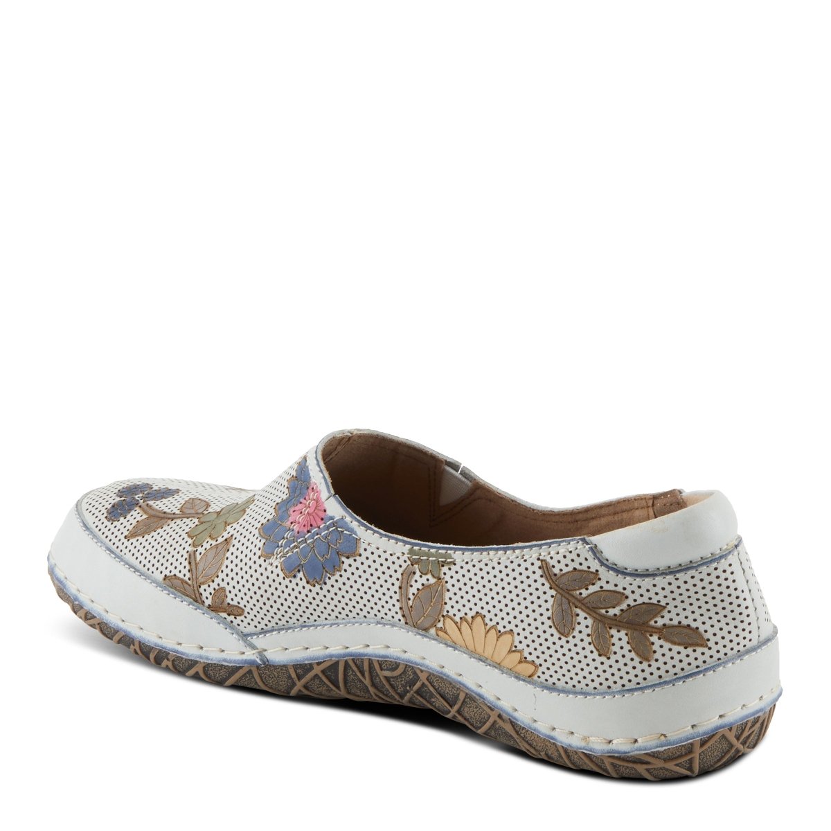 Spring Step Shoes L'artiste Libora Delite Women's Hand Painted Floral Design Shoes Moccasins Casual Shoes by Spring Step Shoes – Don't Panic Shoes