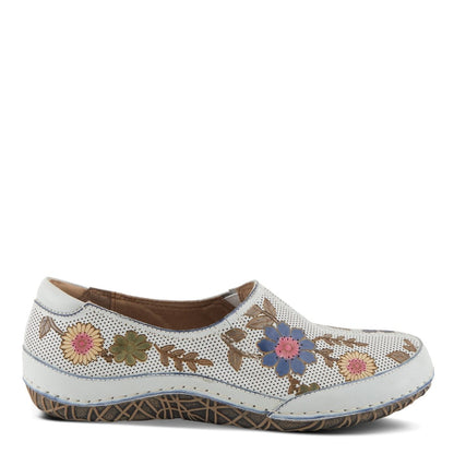 Spring Step Shoes L'artiste Libora Delite Women's Hand Painted Floral Design Shoes Moccasins Casual Shoes by Spring Step Shoes – Don't Panic Shoes