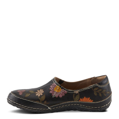 Spring Step Shoes L'artiste Libora Delite Women's Hand Painted Floral Design Shoes Moccasins Casual Shoes by Spring Step Shoes – Don't Panic Shoes