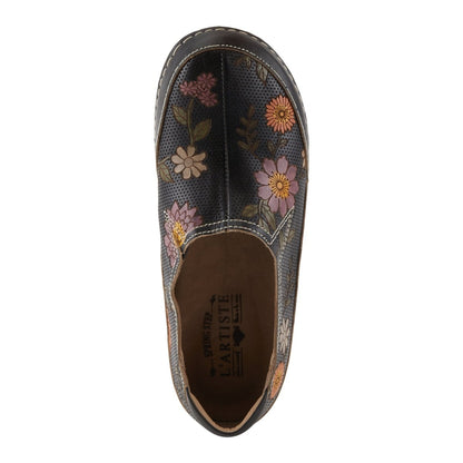 Spring Step Shoes L'artiste Libora Delite Women's Hand Painted Floral Design Shoes Moccasins Casual Shoes by Spring Step Shoes – Don't Panic Shoes