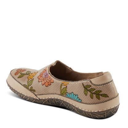 Spring Step Shoes L'artiste Libora Delite Women's Hand Painted Floral Design Shoes Moccasins Casual Shoes by Spring Step Shoes – Don't Panic Shoes