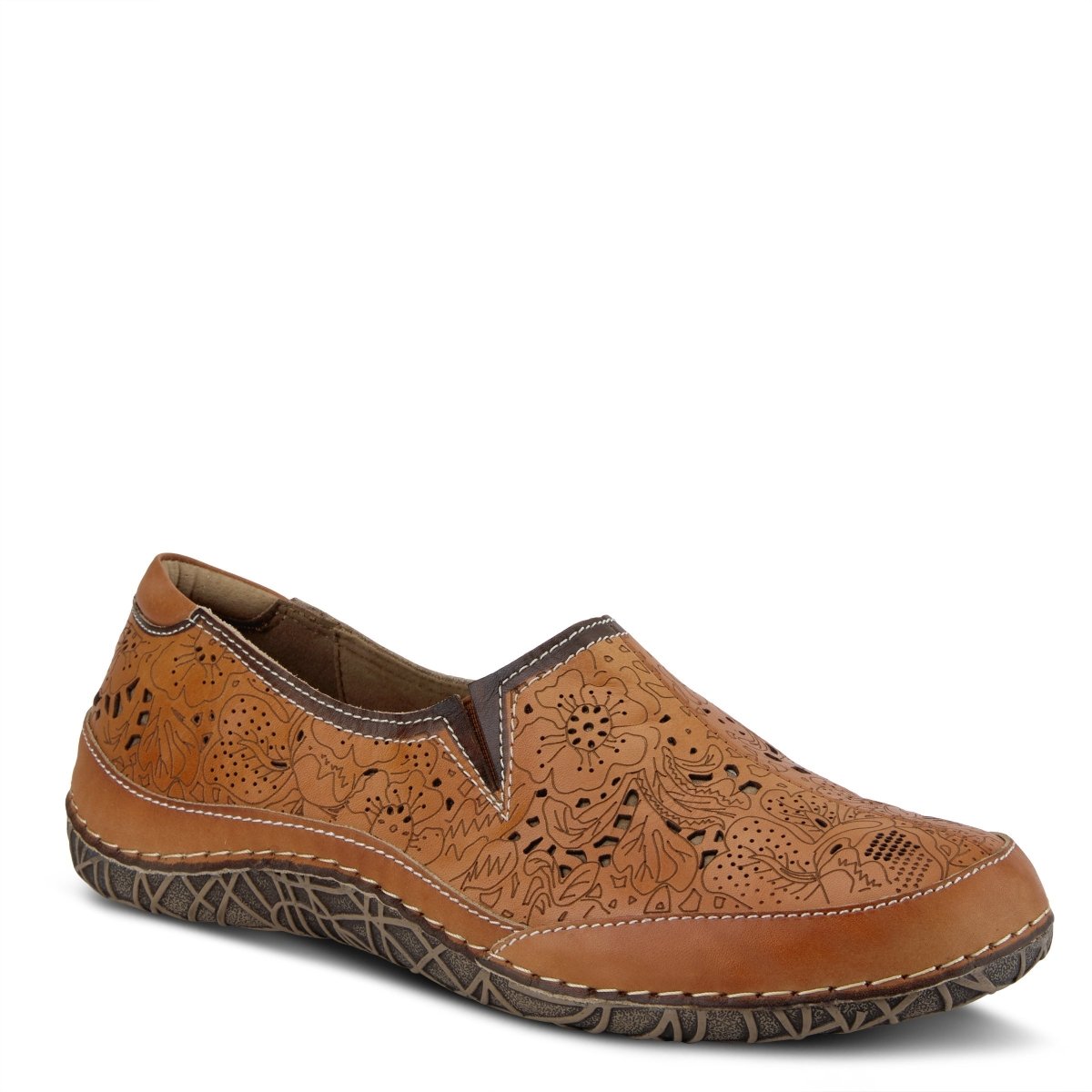 Spring Step Shoes L'artiste Libora Women's Hand Painted Leather Loafers Slip - On Shoe by Spring Step Shoes – Don't Panic Shoes