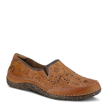 Spring Step Shoes L'artiste Libora Women's Hand Painted Leather Loafers Slip - On Shoe by Spring Step Shoes – Don't Panic Shoes