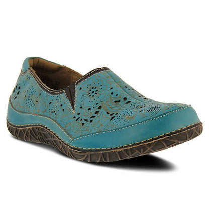 Spring Step Shoes L'artiste Libora Women's Hand Painted Leather Loafers Slip - On Shoe by Spring Step Shoes – Don't Panic Shoes