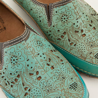 Spring Step Shoes L'artiste Libora Women's Hand Painted Leather Loafers Slip - On Shoe by Spring Step Shoes – Don't Panic Shoes