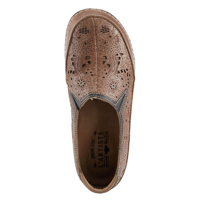 Spring Step Shoes L'artiste Libora Women's Hand Painted Leather Loafers Slip - On Shoe by Spring Step Shoes – Don't Panic Shoes