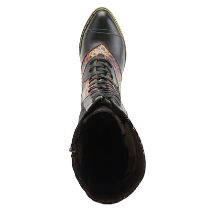 Spring Step Shoes L'artiste Malagie Croco Women's Unique Hand Painted Leather Boots Shoes by Spring Step Shoes – Don't Panic Shoes