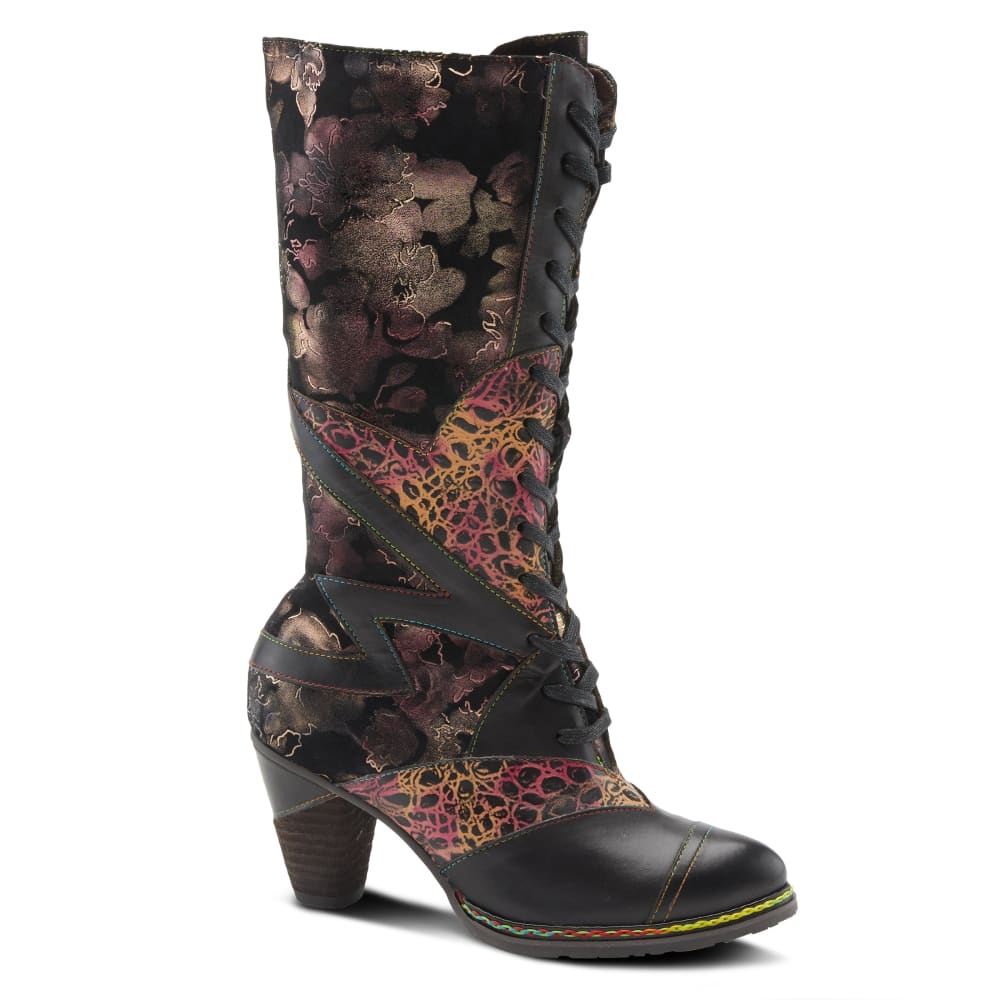 Spring Step Shoes L'artiste Malagie Croco Women's Unique Hand Painted Leather Boots Shoes by Spring Step Shoes – Don't Panic Shoes