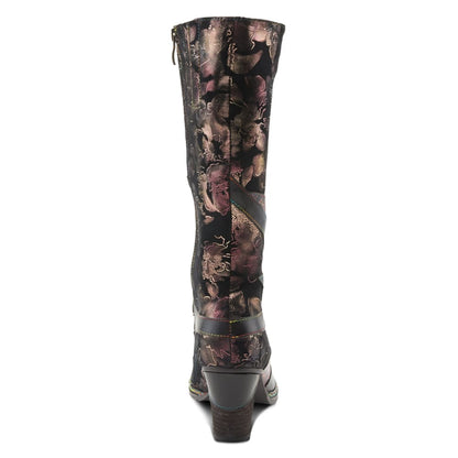 Spring Step Shoes L'artiste Malagie Croco Women's Unique Hand Painted Leather Boots Shoes by Spring Step Shoes – Don't Panic Shoes