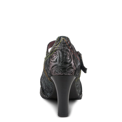 Spring Step Shoes L'artiste Mazie Women's Floral Metallic Leather Shoes Pump by Spring Step Shoes – Don't Panic Shoes