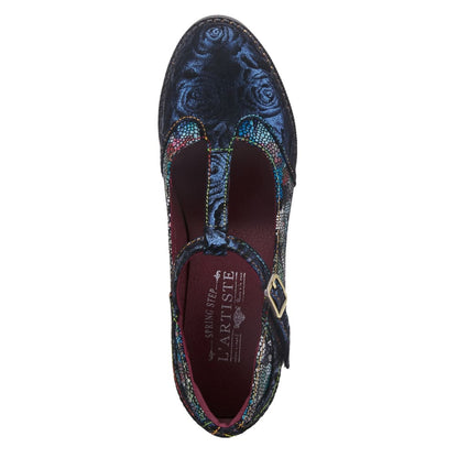 Spring Step Shoes L'artiste Mazie Women's Floral T Bar Shoes Shoes by Spring Step Shoes – Don't Panic Shoes