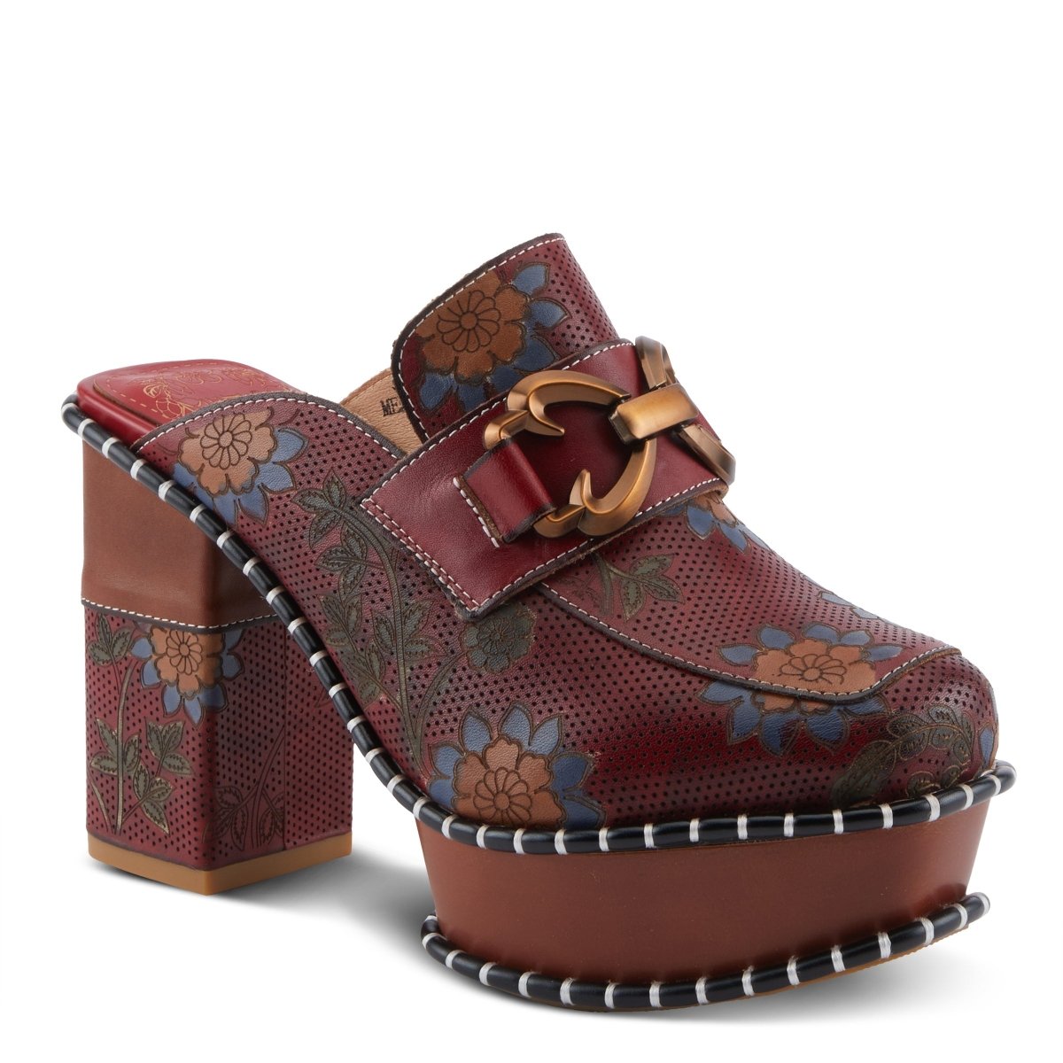 Spring Step Shoes L'artiste Mercyme Heeled Mule Platform Casual Shoes by Spring Step Shoes – Don't Panic Shoes