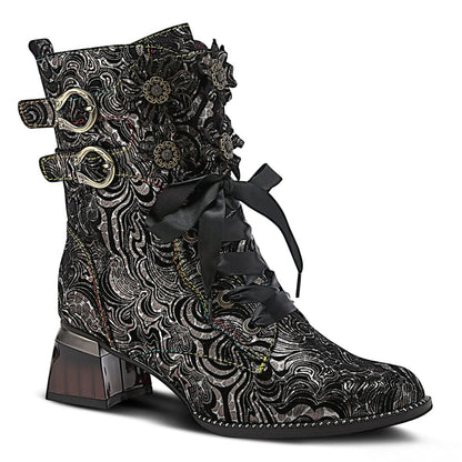 Spring Step Shoes L'artiste Originala Women's Metallic Suede Boots Shoes by Spring Step Shoes – Don't Panic Shoes