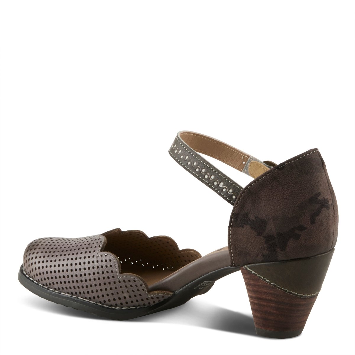 Spring Step Shoes L'artiste Parchelle Women's Hand Painted Leather Shoes Mary Jane Shoe by Spring Step Shoes – Don't Panic Shoes