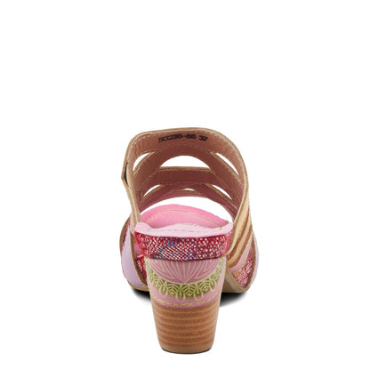Spring Step Shoes L'artiste Pita Sandals Women's Hand Painted Leather Pumps & Heels Casual Sandals by Spring Step Shoes – Don't Panic Shoes