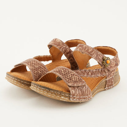 Spring Step ShoeS L'artiste Popular Women’s Leather Adjustable Sandals Sandals by Spring Step Shoes – Don't Panic Shoes