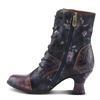 Spring Step Shoes L'artiste Roselia Stunin Women's Floral Booties Heels Dress Boots by Spring Step Shoes – Don't Panic Shoes