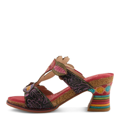 Spring Step Shoes L'artiste Rossie Heeled Sandals Women's Leather Multicolor Heeled Sandals by Spring Step Shoes – Don't Panic Shoes