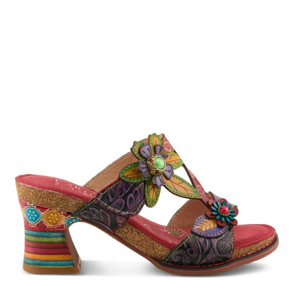 Spring Step Shoes L'artiste Rossie Heeled Sandals Women's Leather Multicolor Heeled Sandals by Spring Step Shoes – Don't Panic Shoes