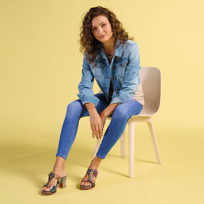 Spring Step Shoes L'artiste Rossie Heeled Sandals Women's Leather Multicolor Heeled Sandals by Spring Step Shoes – Don't Panic Shoes