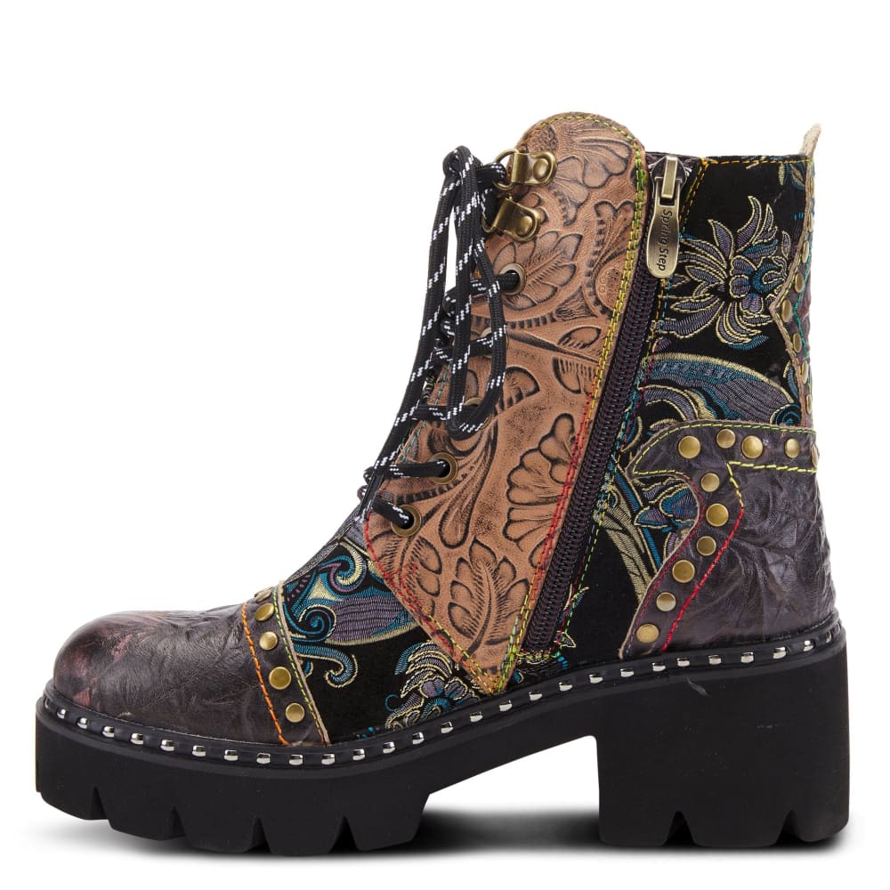 Spring Step Shoes L'artiste Severe Women's Multicolor Leather Boots Shoes by Spring Step Shoes – Don't Panic Shoes